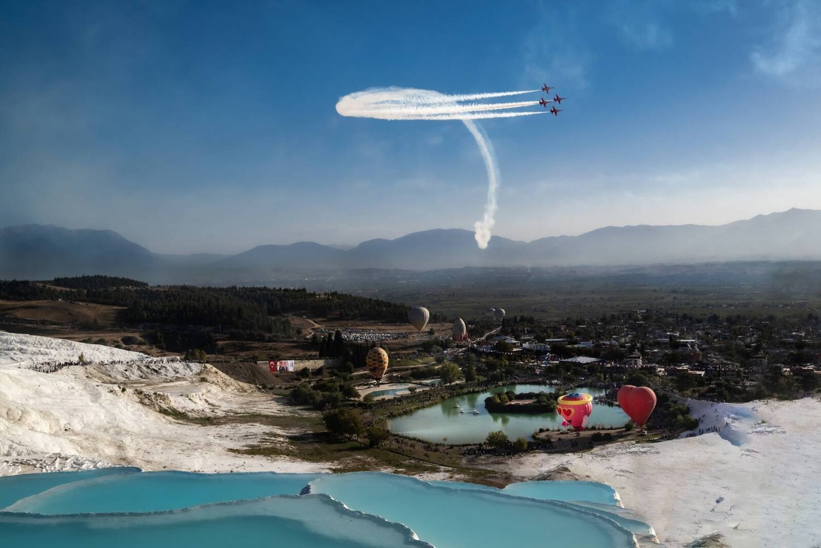 Türk Yıldızları Ve Pamukkale 