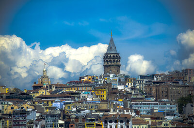 Galata Kulesi Ve Eski İstanbul